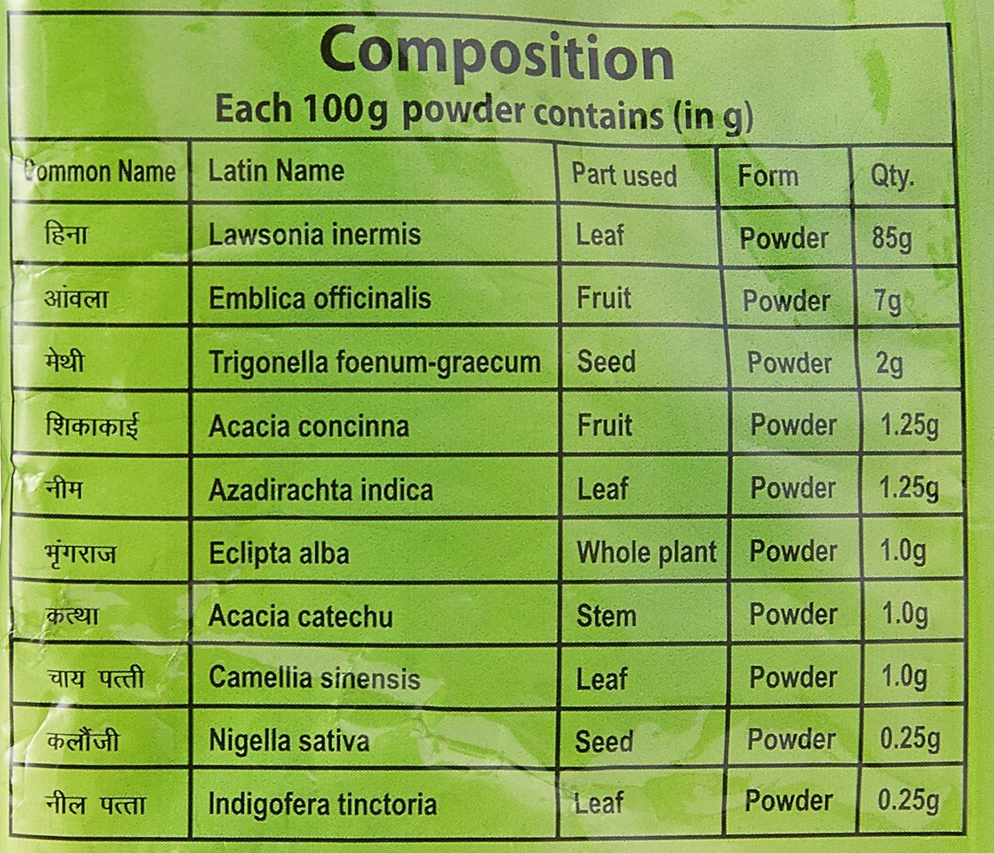 Herbal Mehandi for Hair by Baba Ramdev - 100g