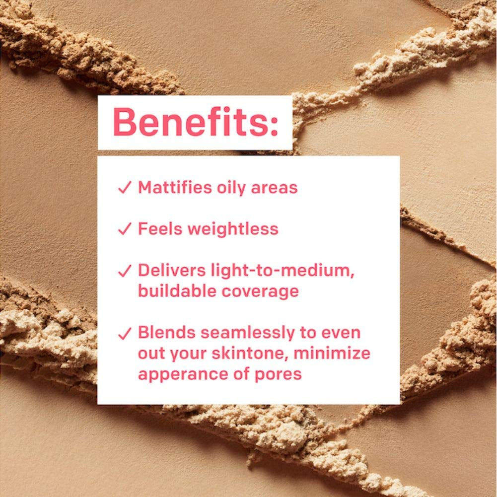 Hypoallergenic Matte Loose Setting Powder, 200 Light Medium, 1 Oz, Cruelty-Free Face Makeup