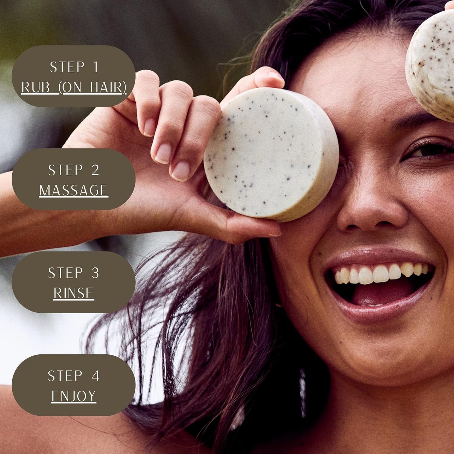 Shea Butter XL Solid Conditioner Bar - Handmade in the USA, Vegan, Cruelty-Free, Plastic-Free, Suitable for All Hair Types, with Natural Lavender, Rose, and Clay Ingredients