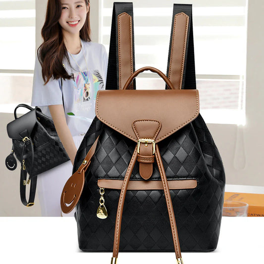 Female Backpack Casual Multifunction Women Leather Backpack Shoulder School Travel Back Pack
