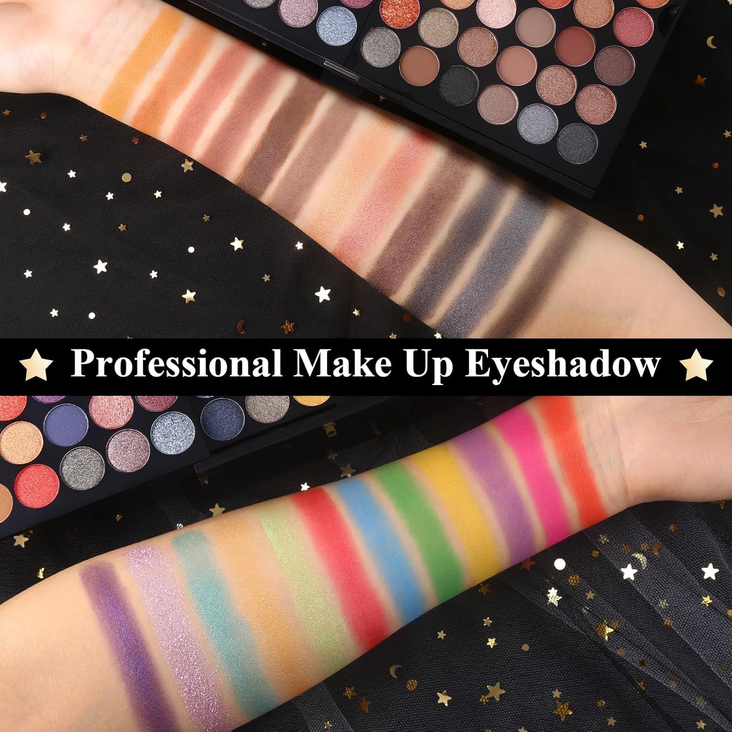 Comprehensive Makeup Kit - Professional Eyeshadow, Lip Gloss, Concealer, Eyeliner, Contour, Eyebrow Powder, Face Blusher, Highlighter, and Makeup Brushes for Women and Girls