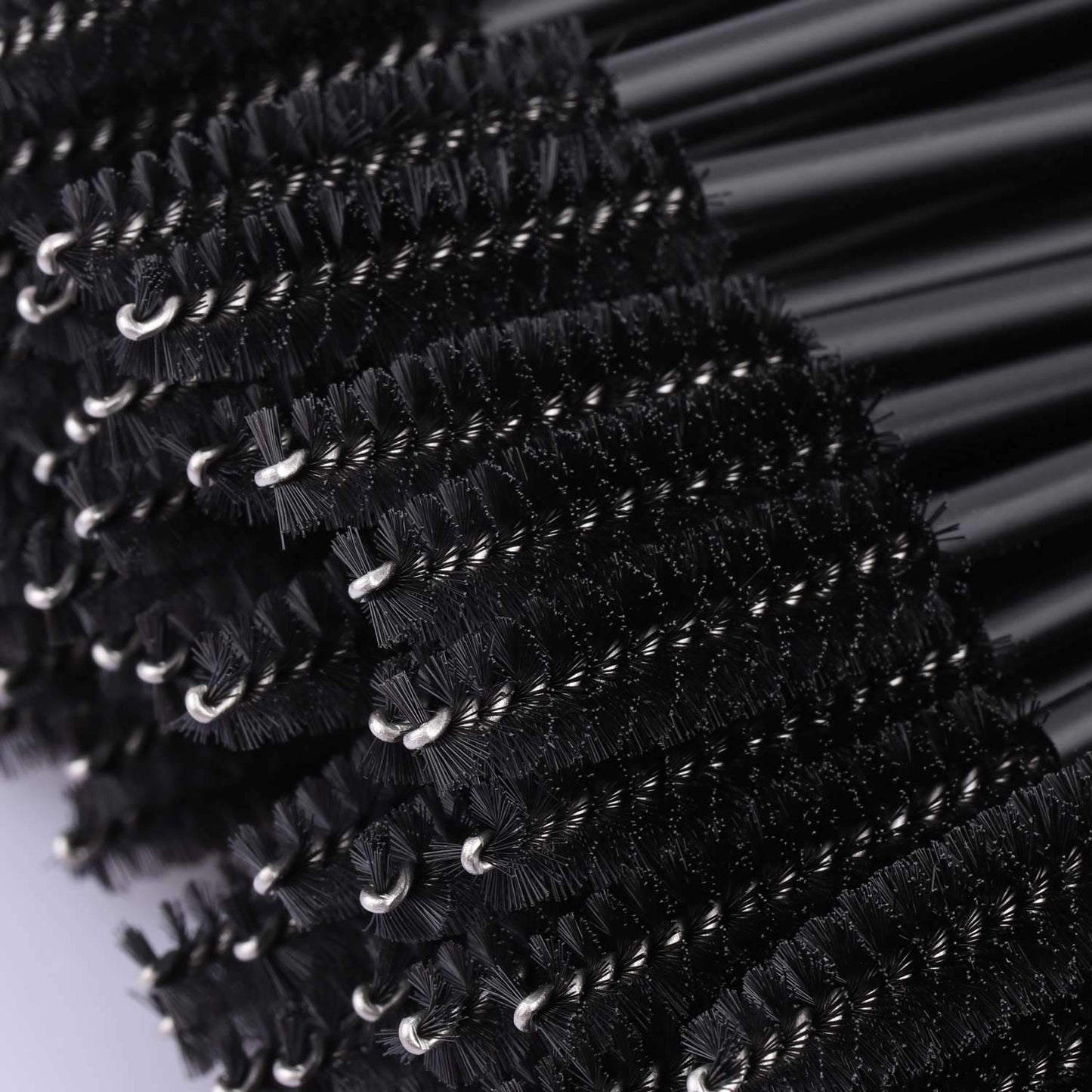 200 Disposable Mascara Wands and Lip Brushes - Lipstick and Lip Gloss Applicators for Eyebrow and Eyelash Extensions, Black