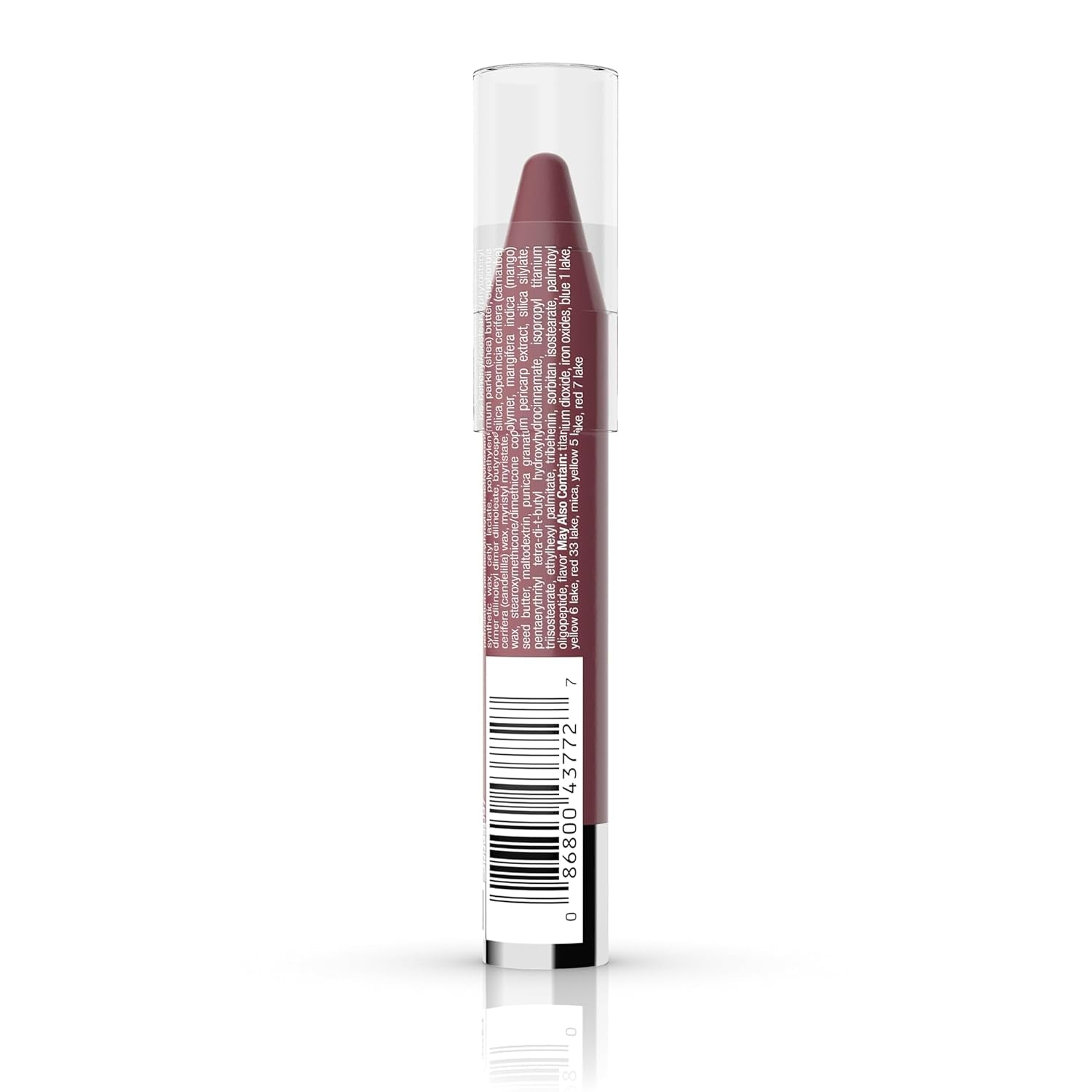 Moisture Smooth Color Stick for Lips - Hydrating Lipstick with Balm-Like Formula, Enriched with Shea Butter and Fruit Extracts, Shade 120 Berry Brown, 0.11 Oz (Single Pack)