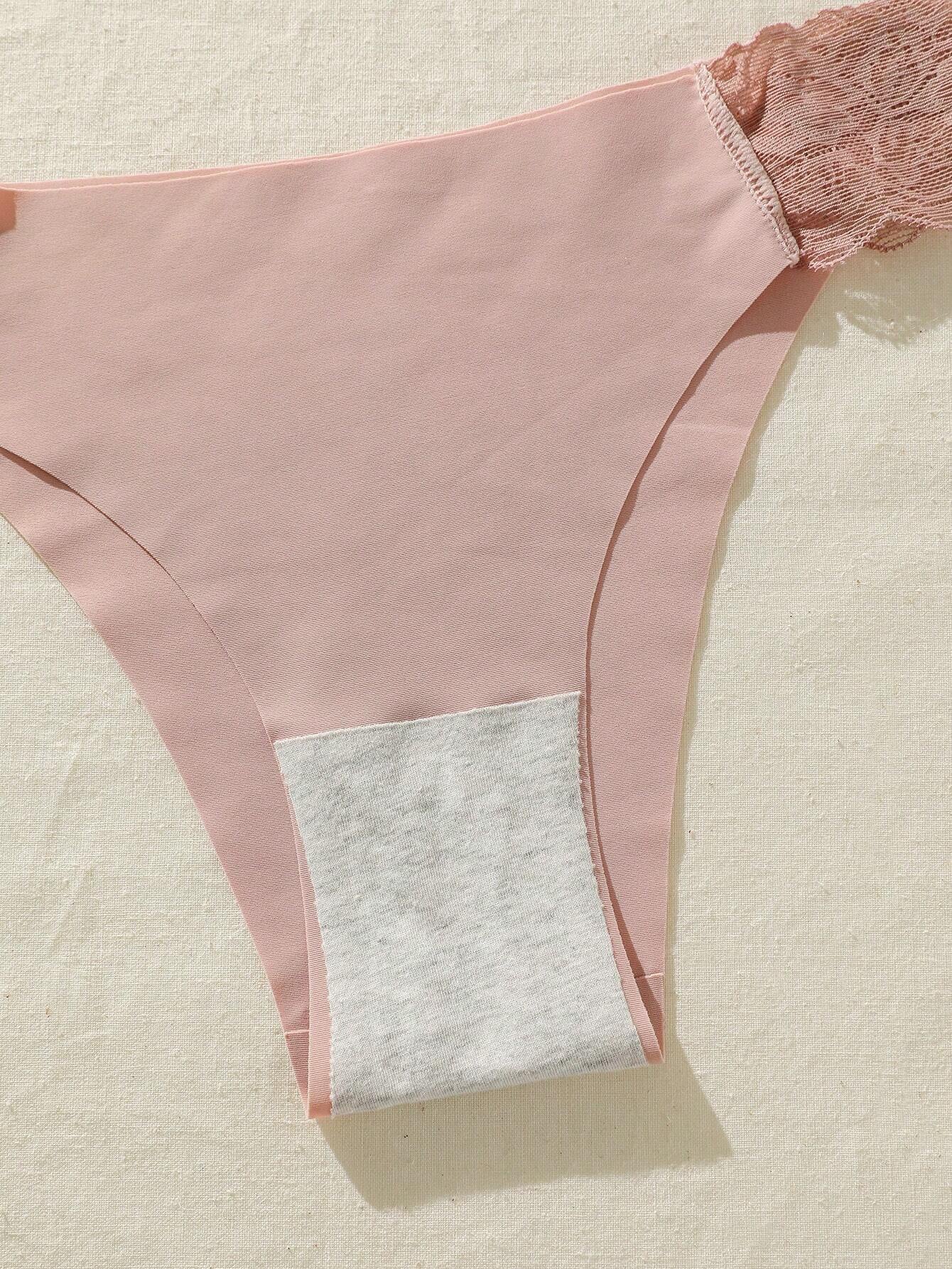 5-Pack Contrast Lace Panty Set