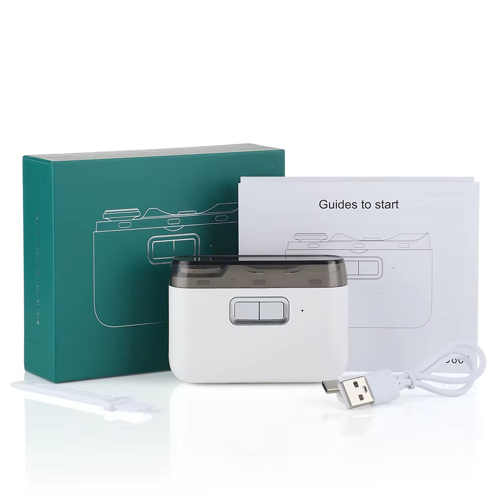 2-in-1 Electric Automatic Nail Clipper and Polisher for Adults and Infants with Integrated Light