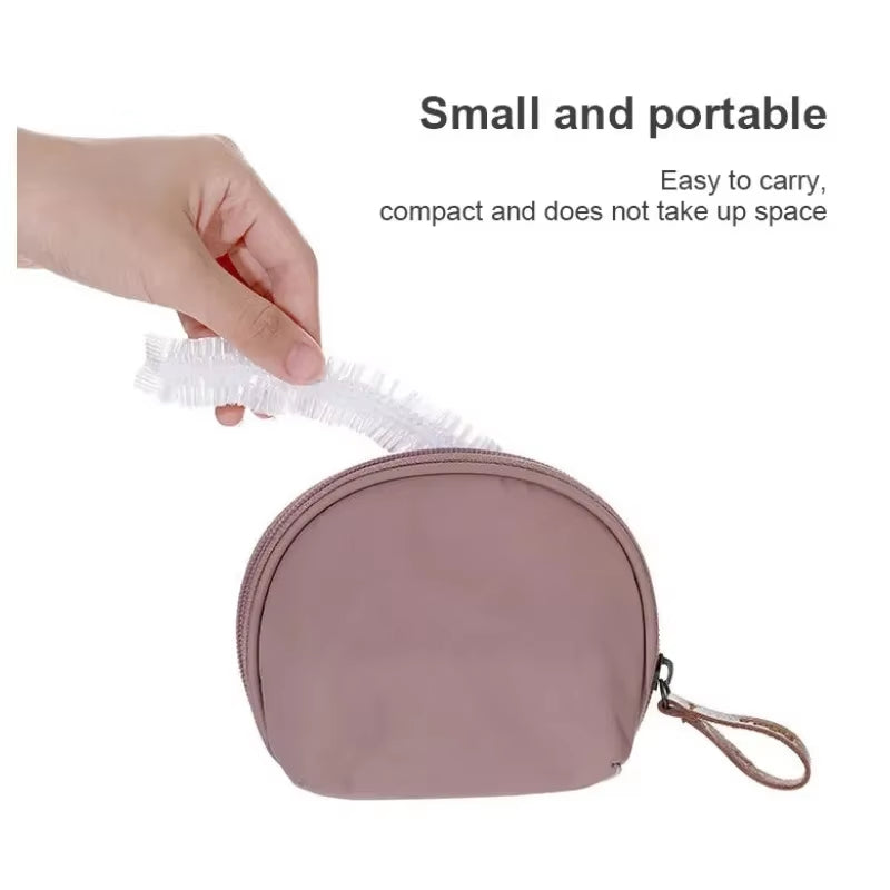 Shower Cap Sauna Disposable Transparent Bonnets Silk Bonnet Beauty Satin Hat Hair Night Hairstyles Sleep Personal Care Bath Home