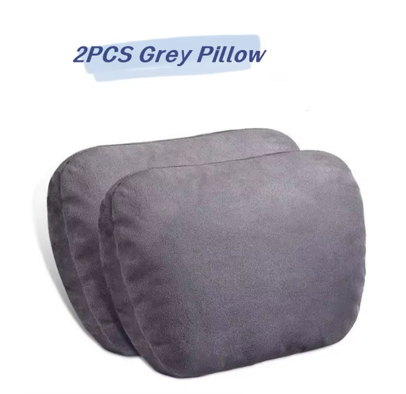 Car Neck Pillow Car Seat Headrest Pillow Auto Memory Cotton Protector Cushion for Universal Car Head Support for Gaming Chair