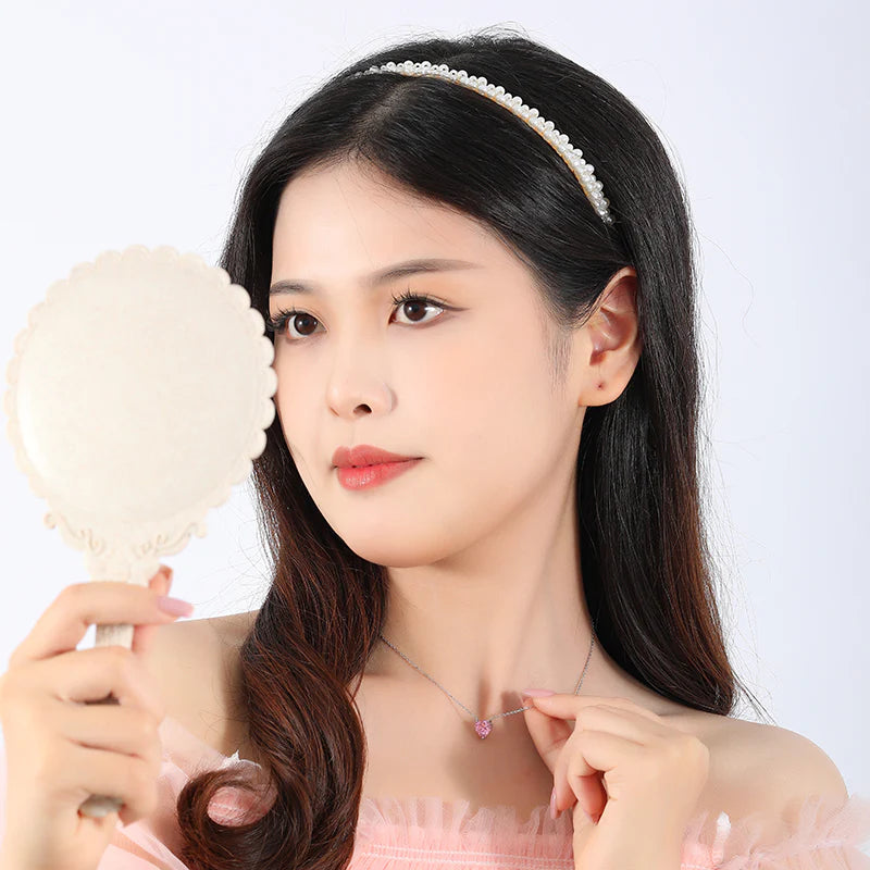 Heart Cut Pink Zircon Necklace