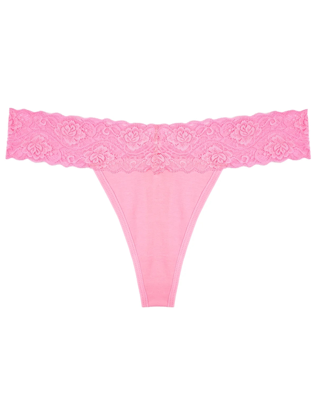 Women's Lace Thong Underwear - Cotton Cheeky T-Back Panties, 10 Pack