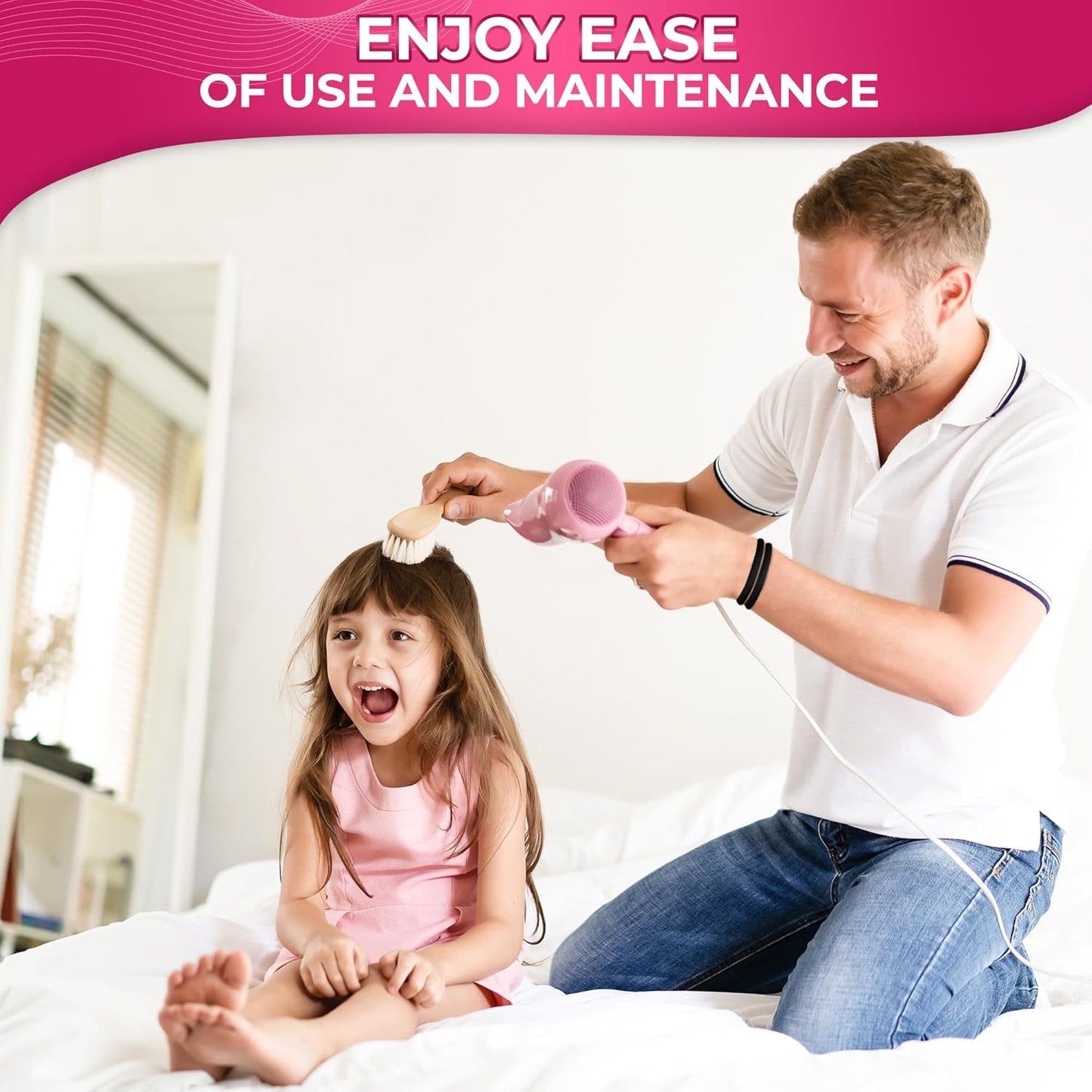 Bulk Pack of 100 Soft Black Seamless Cotton Hair Ties - 1.9" Elastic Ponytail Holders, Gentle and Breathable with No Damage, Exceptional Elasticity and Strength for Reliable Hold