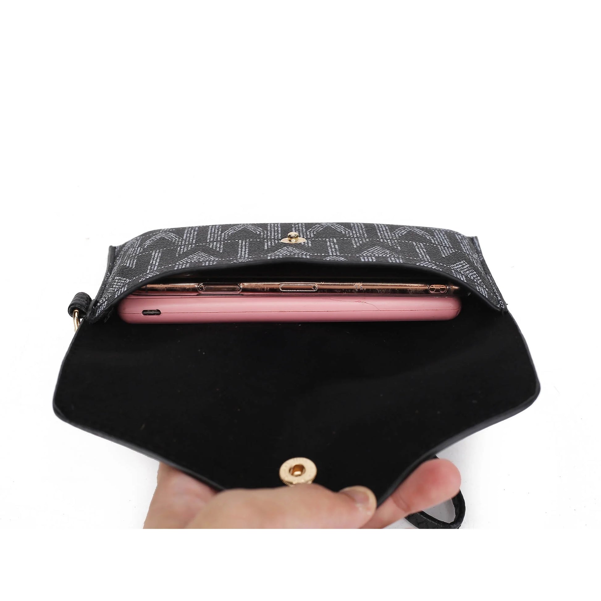 by Mia K. Marimar Women's Navy Blue Tote Bag Set with Pouch and Wristlet - 4 Pieces