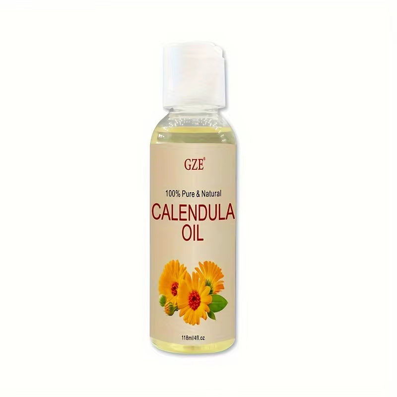 Calendula Oil - Calendula Officinalis Flower Extract – Infused -Benefits for Skin, Nails, Hair, Face, Body- SHORT LIFE
