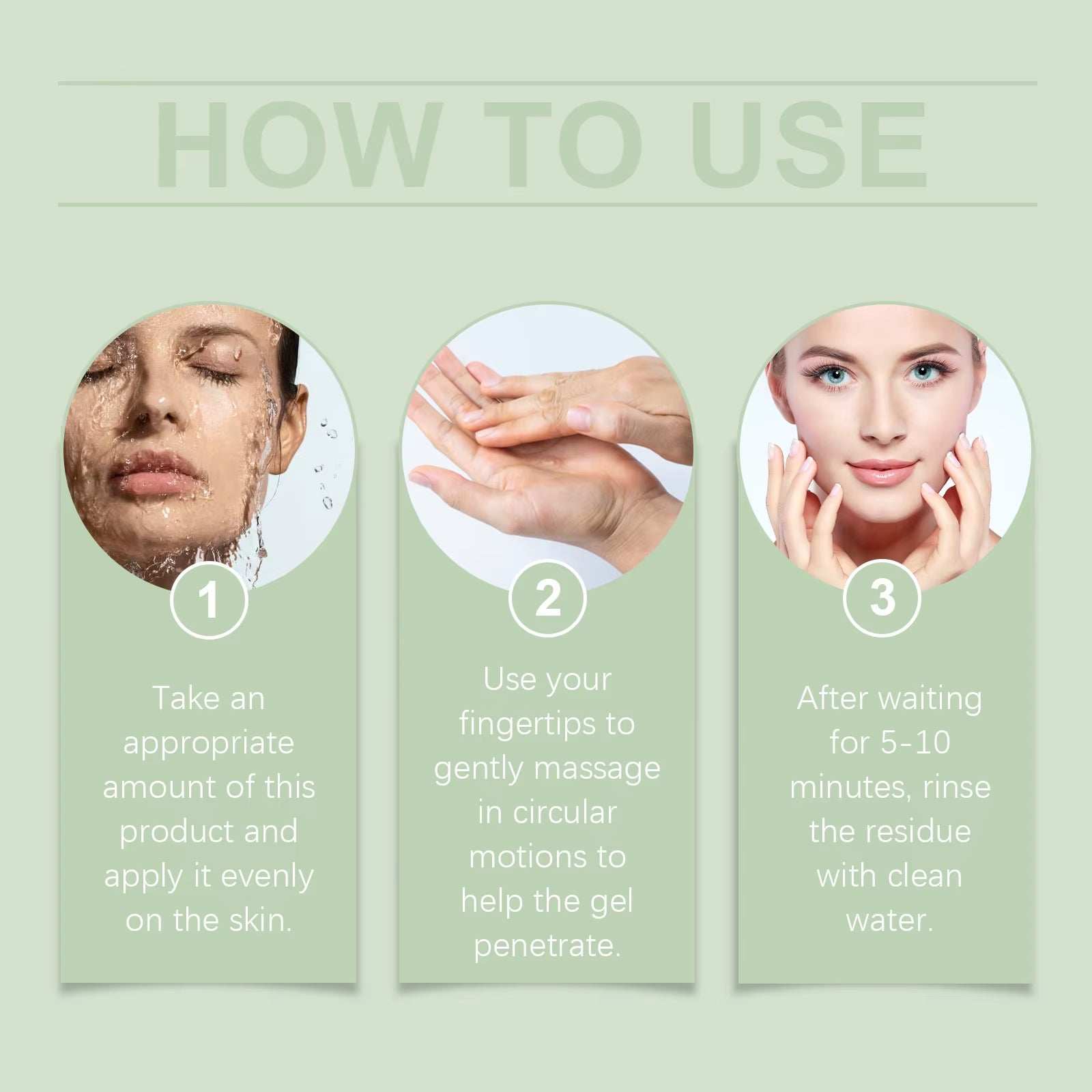 Facial Exfoliating Gel Skin Care Deep Cleaning Face Scrub Skin Care Product Hyaluronic Acid Repair Facial Moisturizing Gel Face