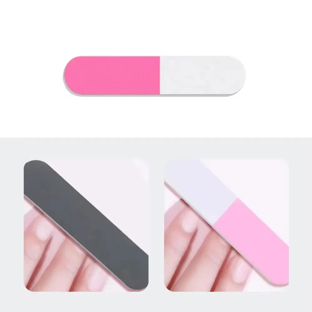 LINMANDA Nail Art Kit with 54W UV 18Pcs Lamp Glue Dryer Polisher Dead Skin Remover Finger Separator Manicure Pedicure Home Use