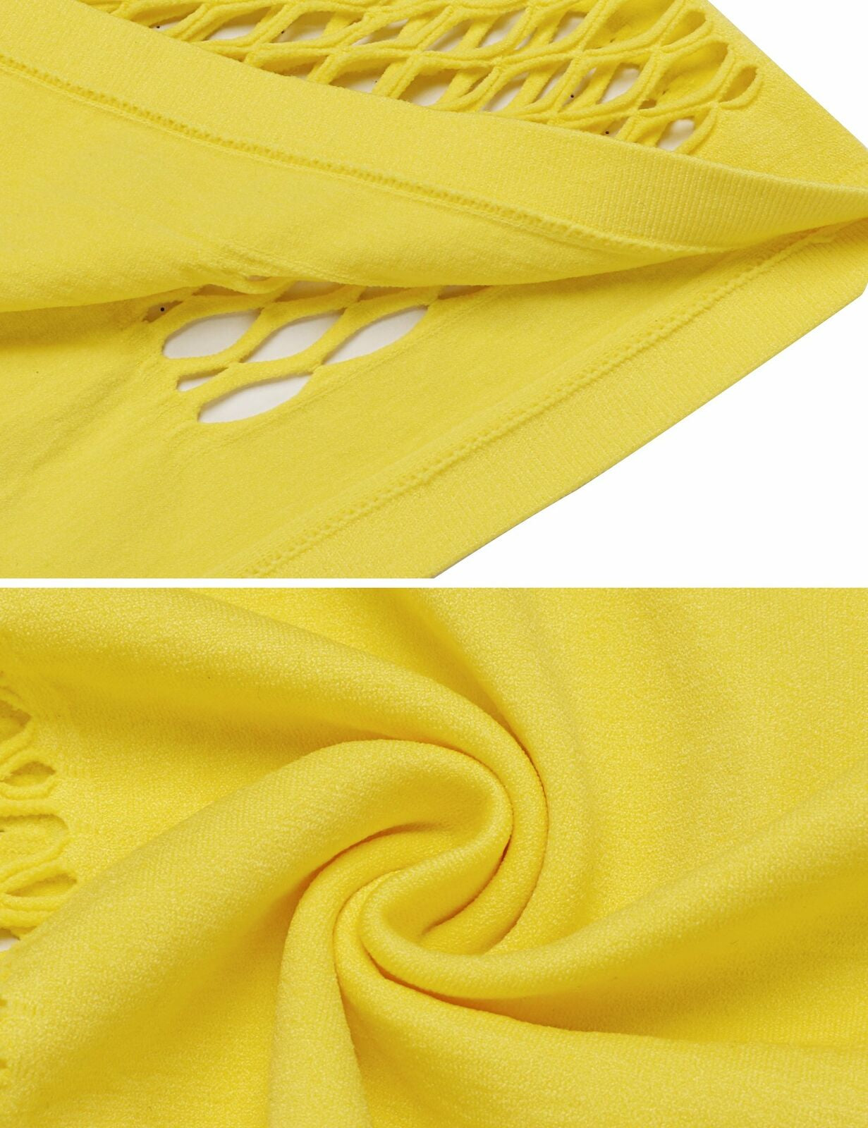 Elegant Fishnet Bodystocking Dress and Babydoll Sleepwear Set