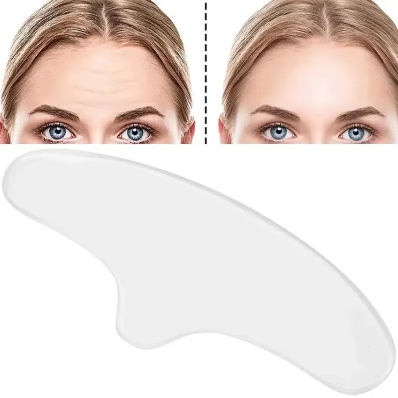 Anti Wrinkle Forehead Patch Silicone Reusable Silicone Patch Soft Comfortable Easy Facial Eye Anti-Aging Face Skin Care Tool